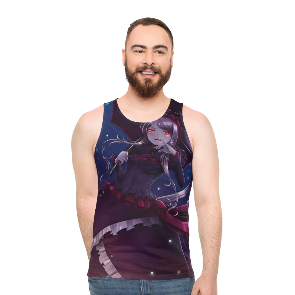 Anime Unisex Tank Top Featuring Shalltear Blood Fallen