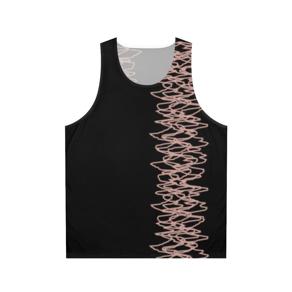 Anime unisex tank top with shooting star design