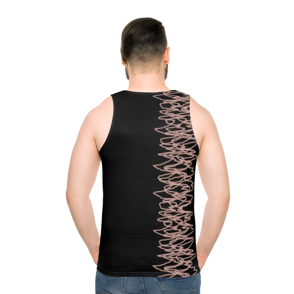 Anime unisex tank top with shooting star design