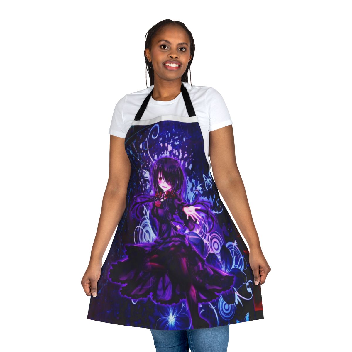 Yandere anime girl Kurumi Tokisaki themed apron