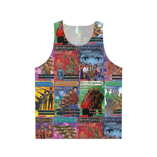 Animorphs book covers graphic tank top