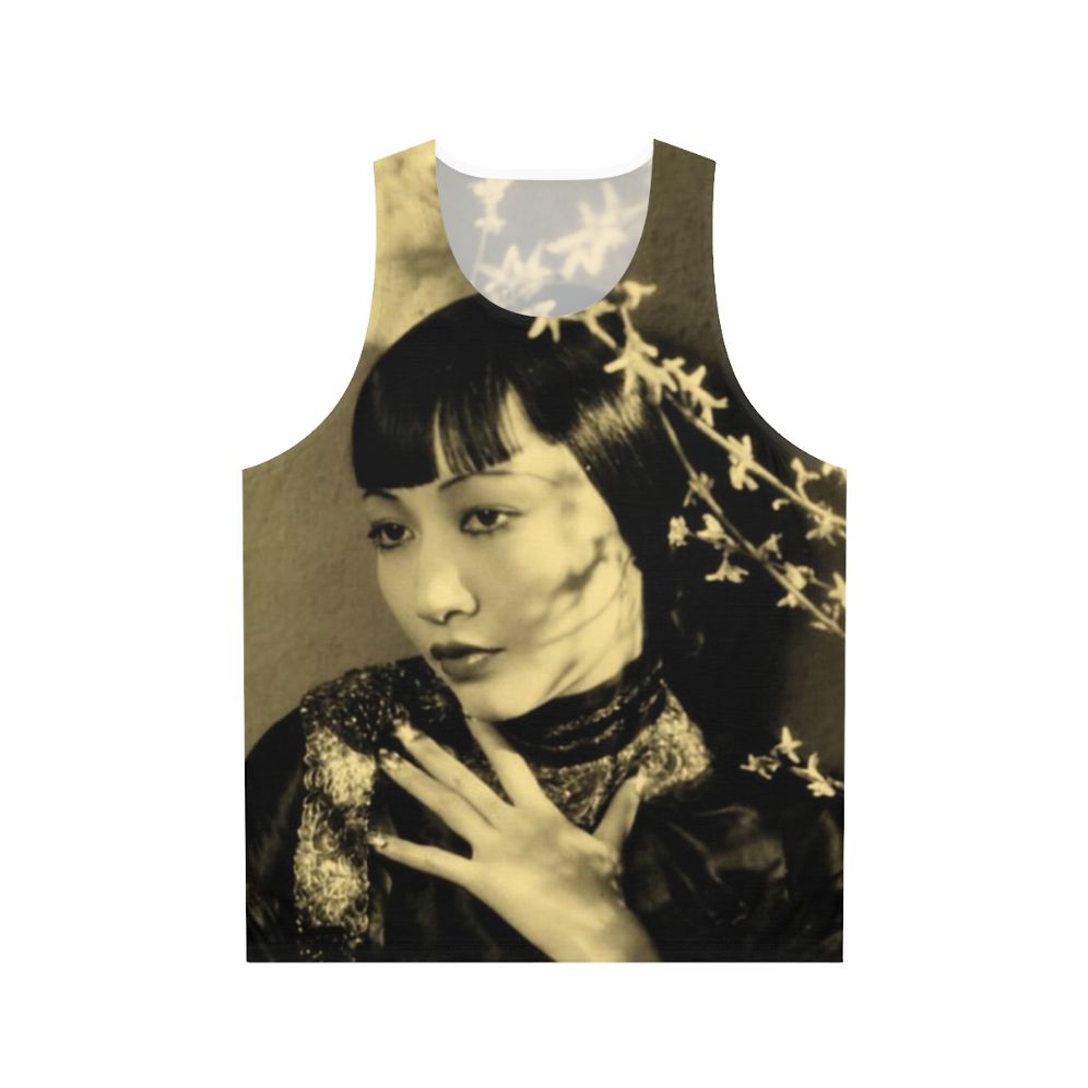 Anna May Wong Gold Unisex Tank Top