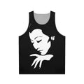 Anna May Wong Unisex Tank Top in Black and White