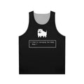 Unisex tank top with annoying dog design inspired by Undertale