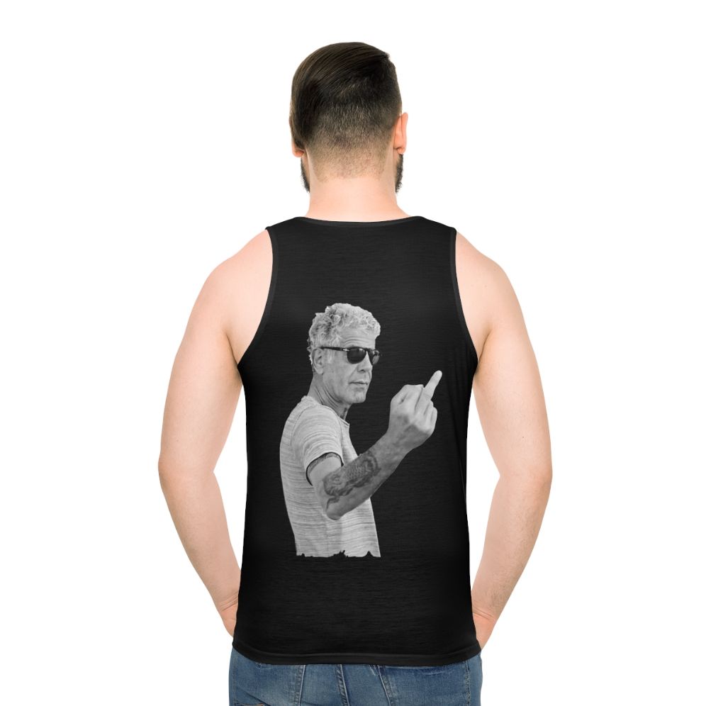 Anthony Bourdain vintage-style unisex tank top