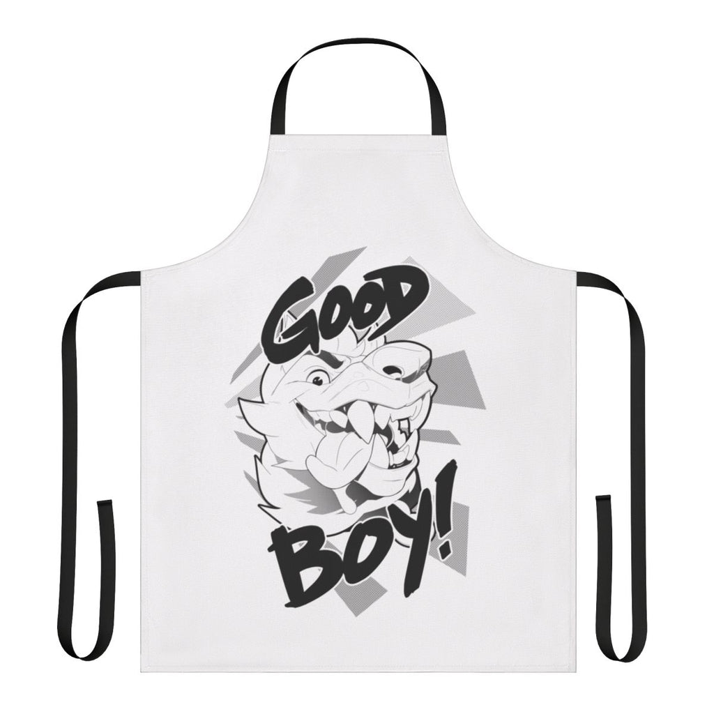 Anthropomorphic dog graphic design on a high-quality apron for pet owners