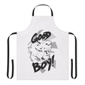 Anthropomorphic dog graphic design on a high-quality apron for pet owners