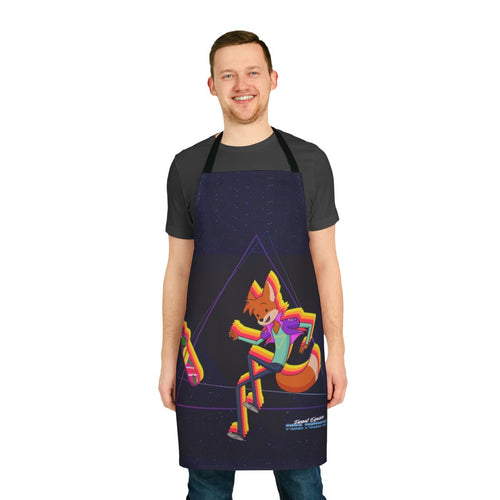 Falling Marty Anthropomorphic Fox Apron