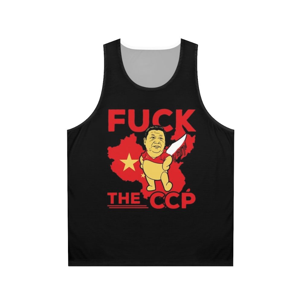 Anti-Communism Political Statement Unisex Tank Top