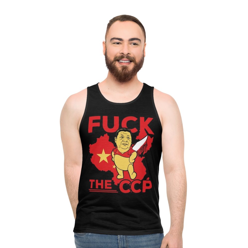 Anti-Communism Political Statement Unisex Tank Top