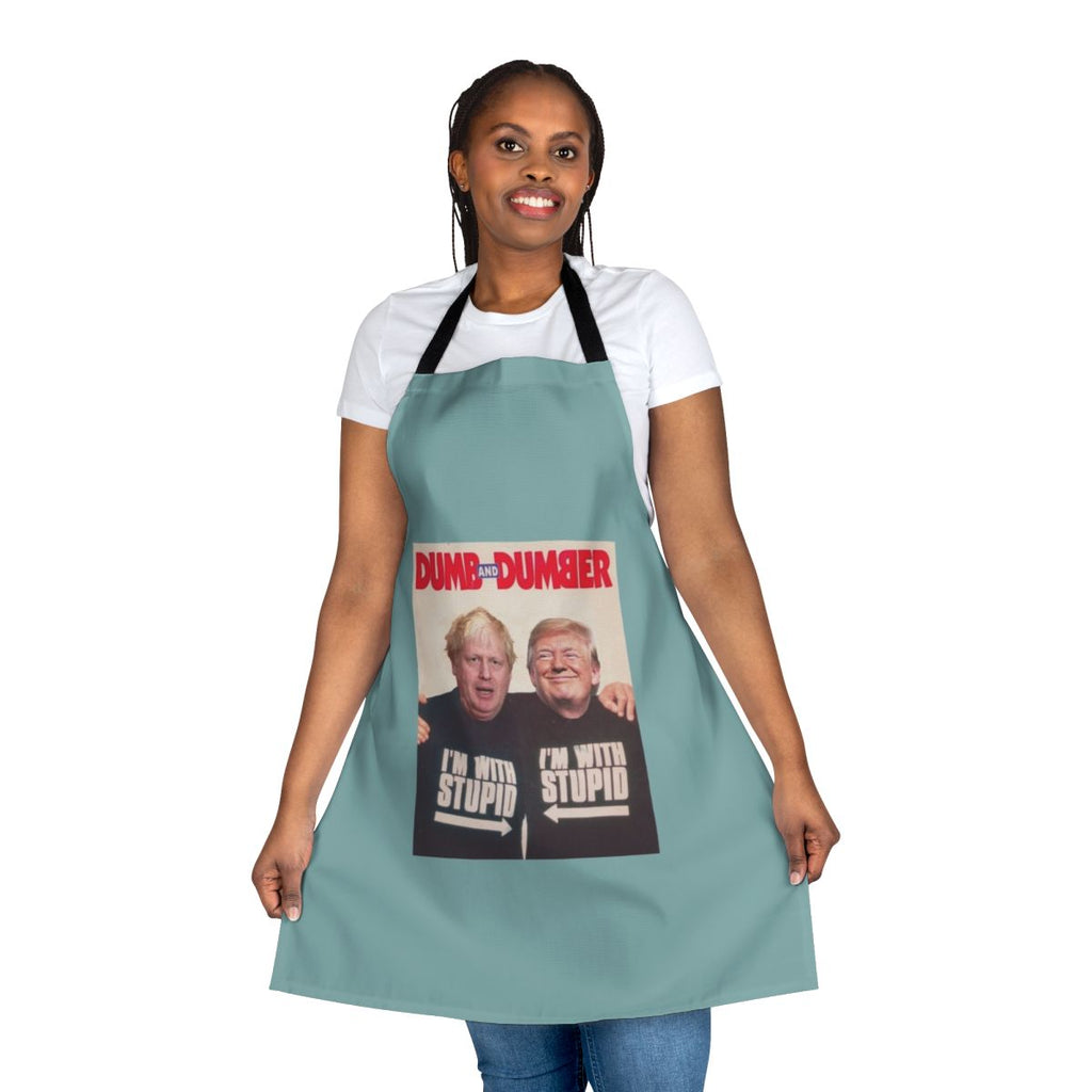 Anti-Trump and Anti-Boris Johnson Satire Apron