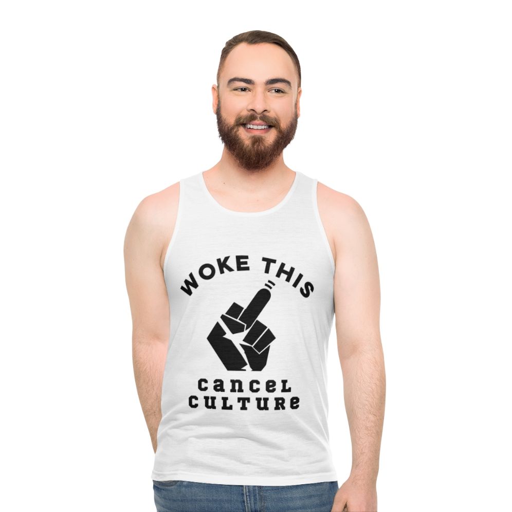 Anti-Woke Unisex Tank Top