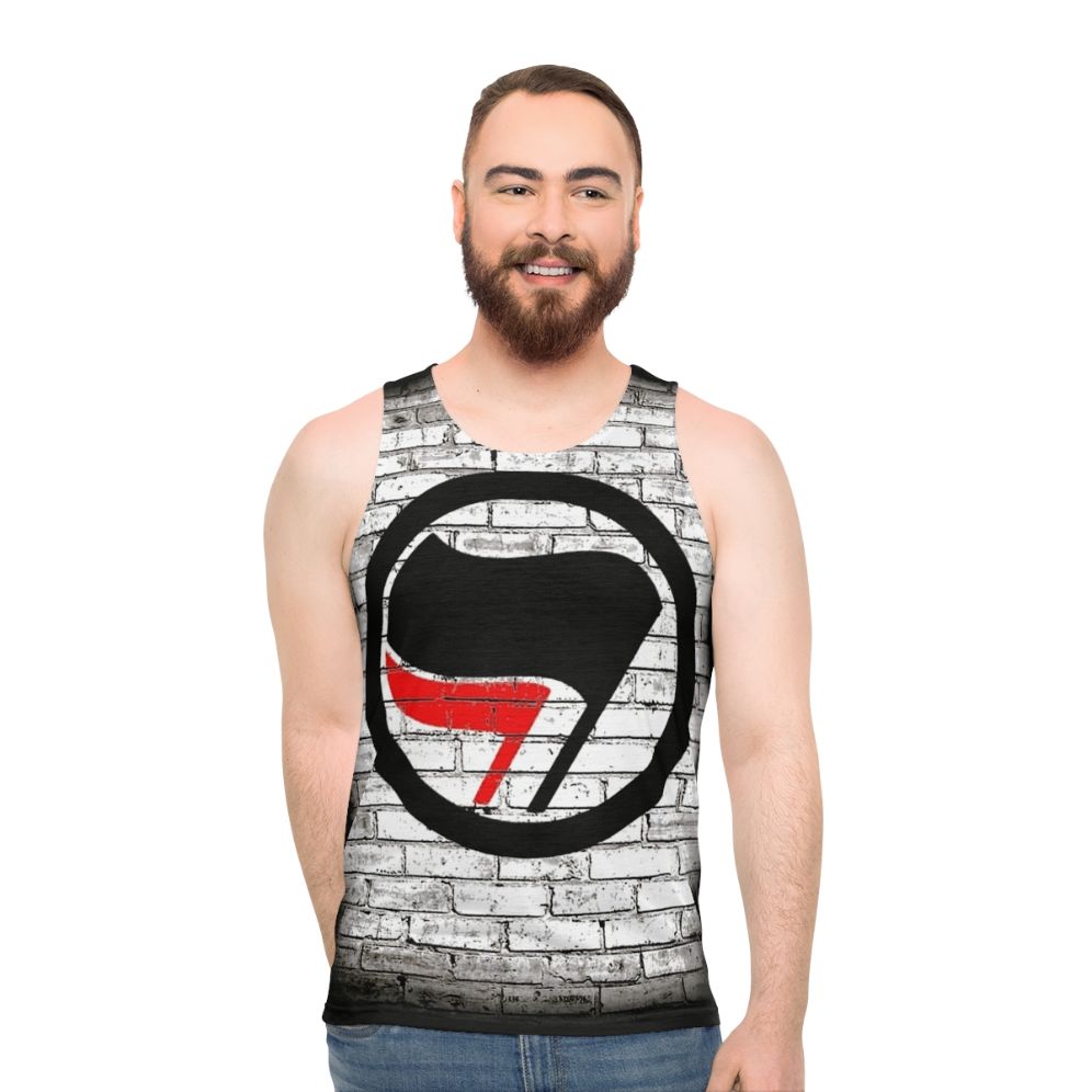 Antifa Graffiti Style Unisex Tank Top