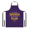 Antihero Definition Apron with Superhero and Villain Motifs