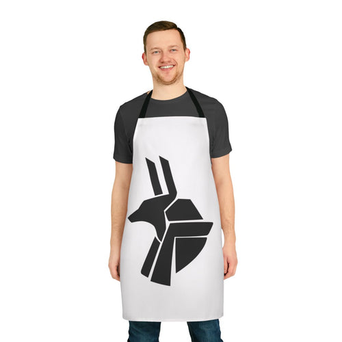 Anubis-inspired apron featuring Egyptian god iconography