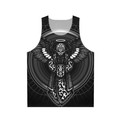 Anunnaki Unisex Tank Top with Ancient Spiritual Mythology Artwork