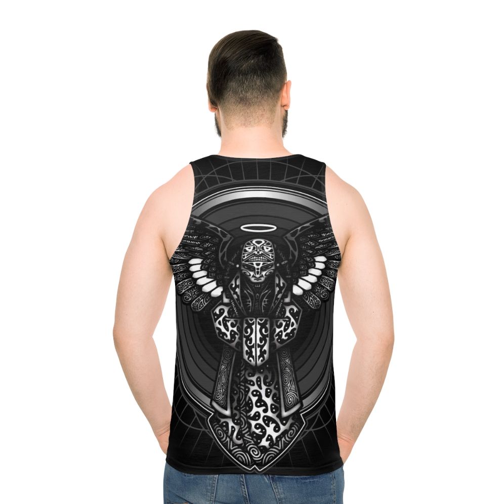 Anunnaki Unisex Tank Top with Ancient Spiritual Mythology Artwork