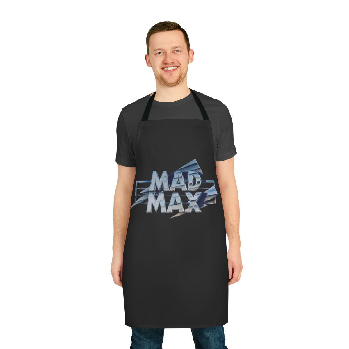 Apron featuring the iconic Mad Max dystopian film aesthetic