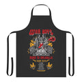 Apocalyptic 'Road to Valhalla' inspired apron with post-apocalyptic, dystopian, sci-fi, action, and adventure elements