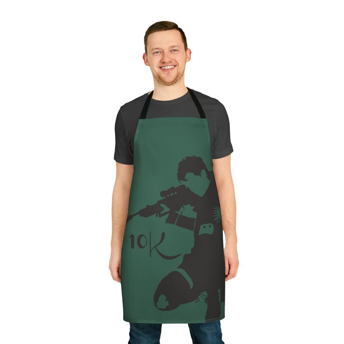 Z Nation 10K Apron with silhouettes of guns and characters