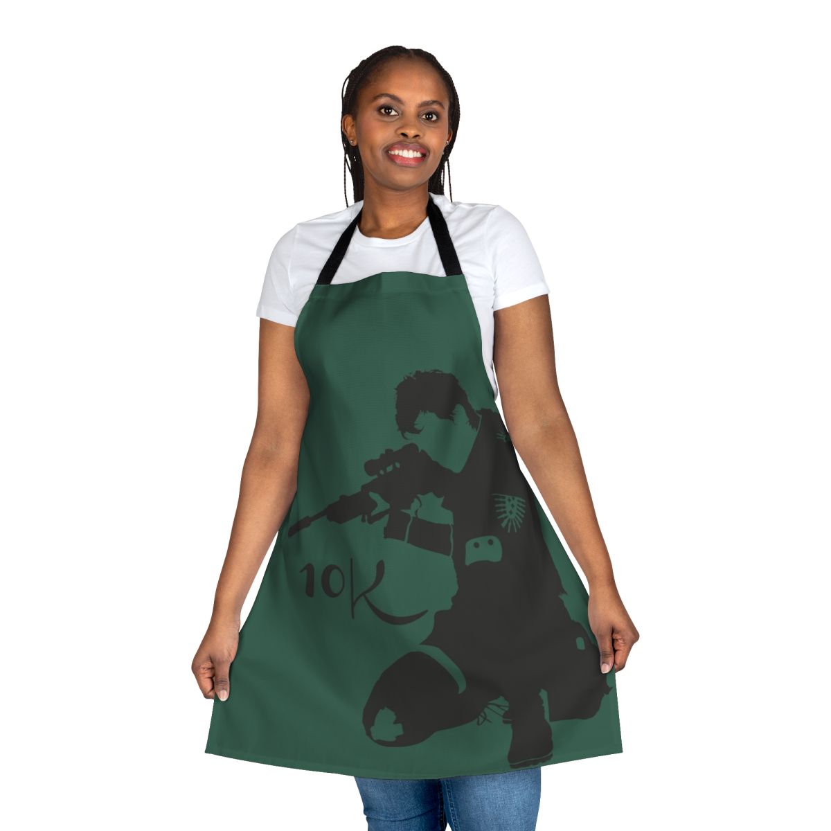 Z Nation 10K Apron with silhouettes of guns and characters