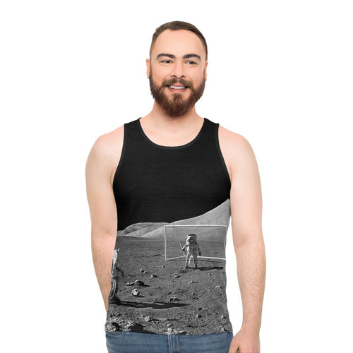 Apollo astronaut football unisex tank top
