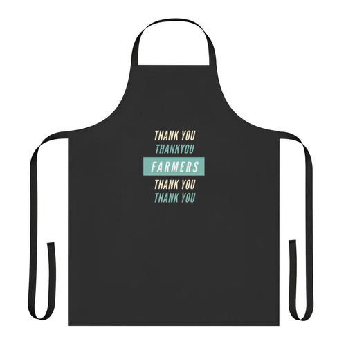 Stylish and durable apron with a "Thank You Farmers" design, perfect for supporting and celebrating American farmers.