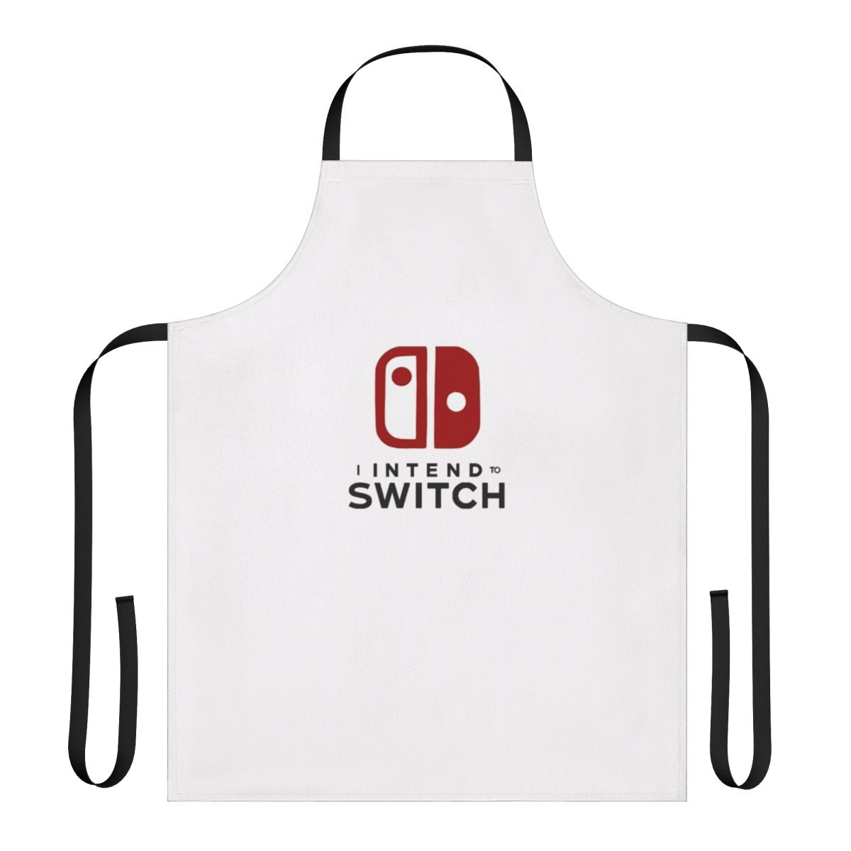 Apron featuring the text "I Intend to Switch" for those with dissociative identity disorder or plural systems.
