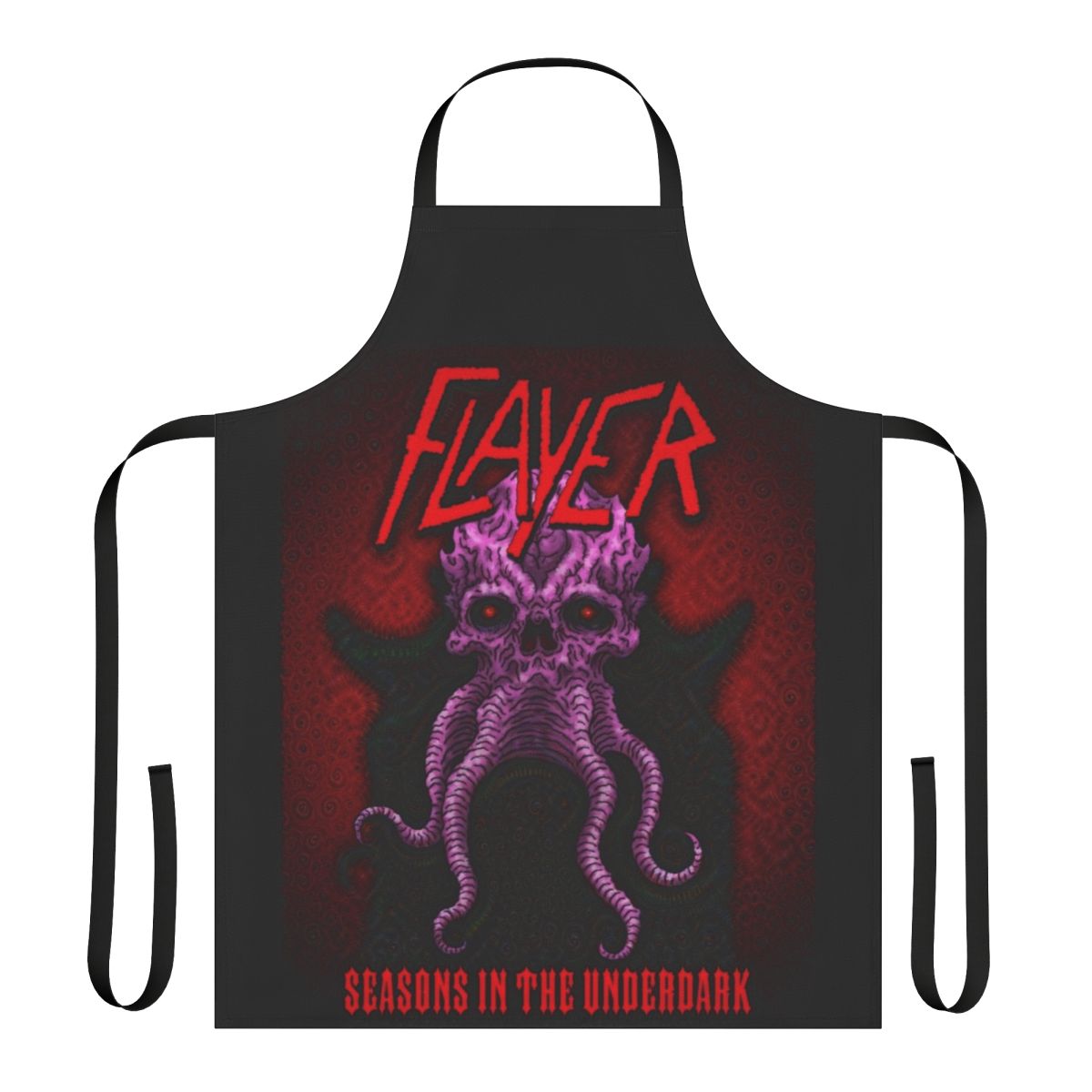 Apron featuring a mind flayer and Underdark-inspired design