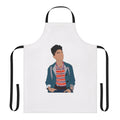 Apron with a design inspired by the Netflix series 'Sex Education', featuring the characters Maeve and Otis.