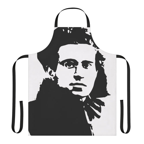 Apron featuring the name and image of Antonio Gramsci, an influential Italian political theorist and philosopher.