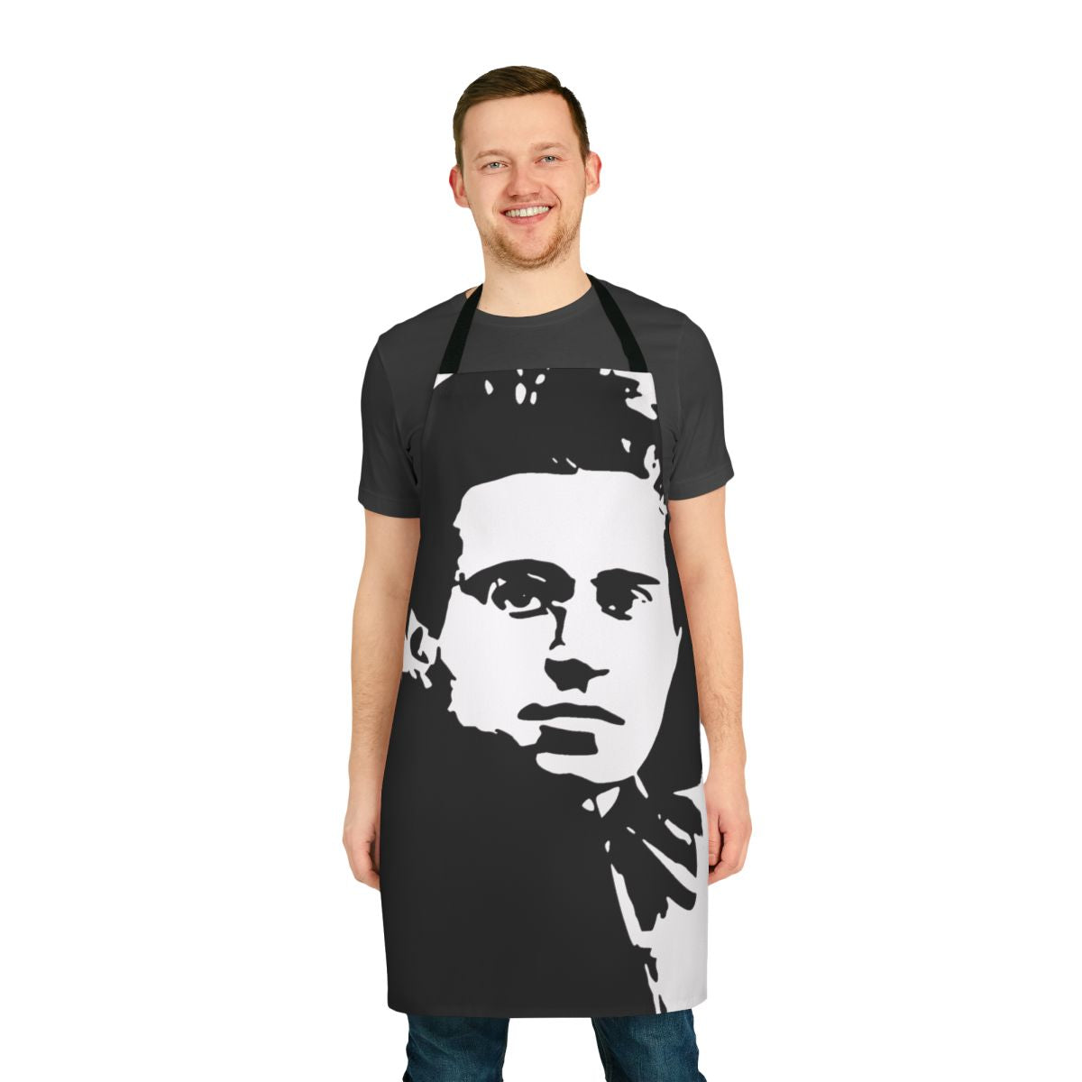 Apron featuring the name and image of Antonio Gramsci, an influential Italian political theorist and philosopher.