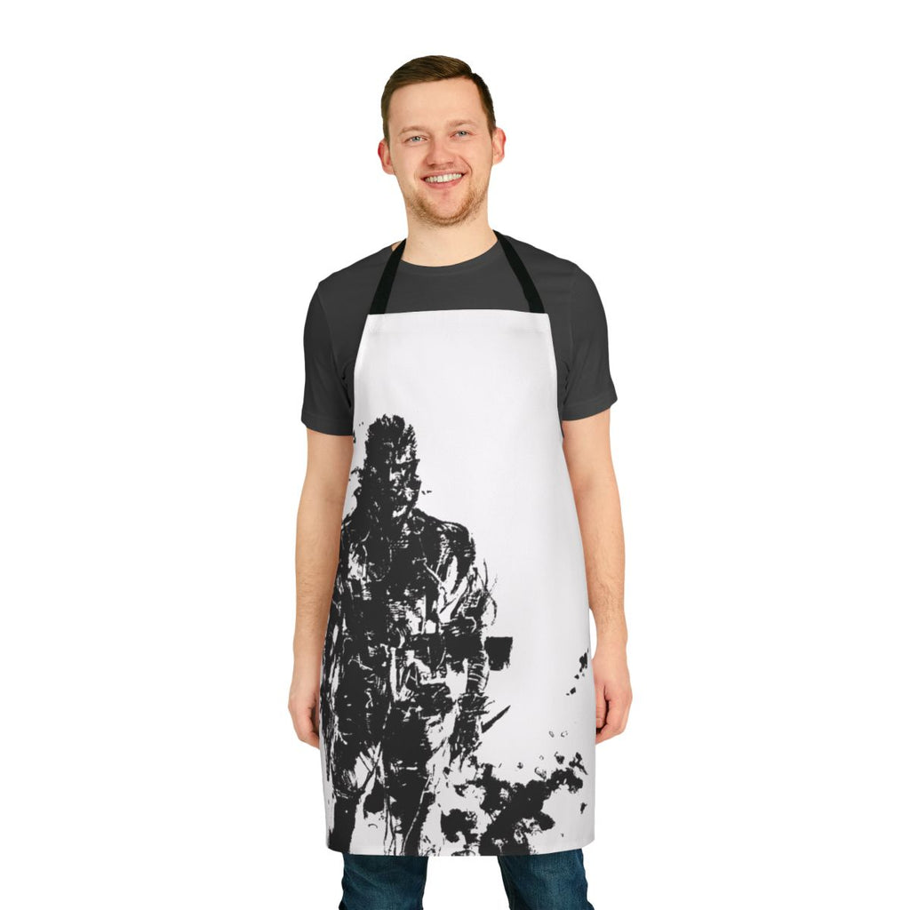 Apron featuring the iconic Big Boss character from the Metal Gear Solid video game series