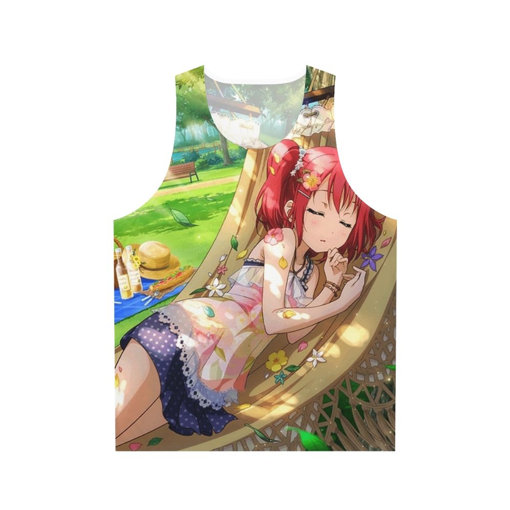 Aqours spring picnic anime tank top