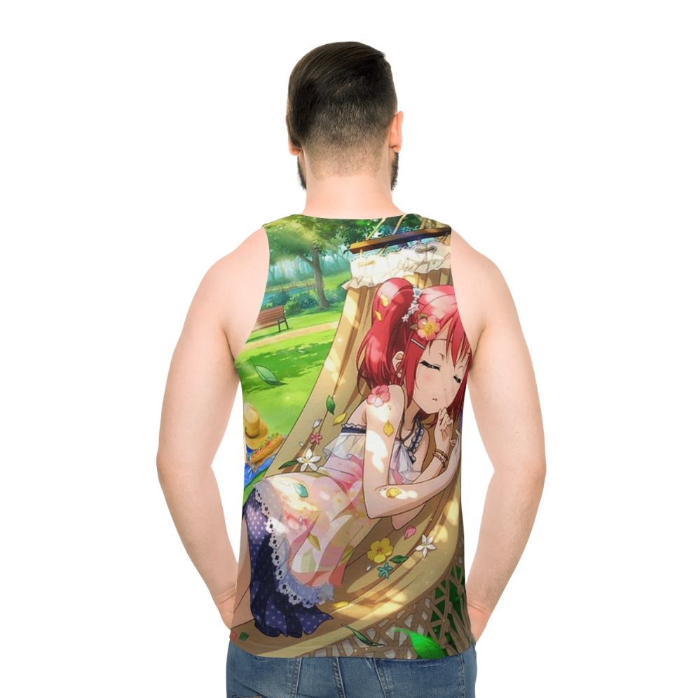 Aqours spring picnic anime tank top