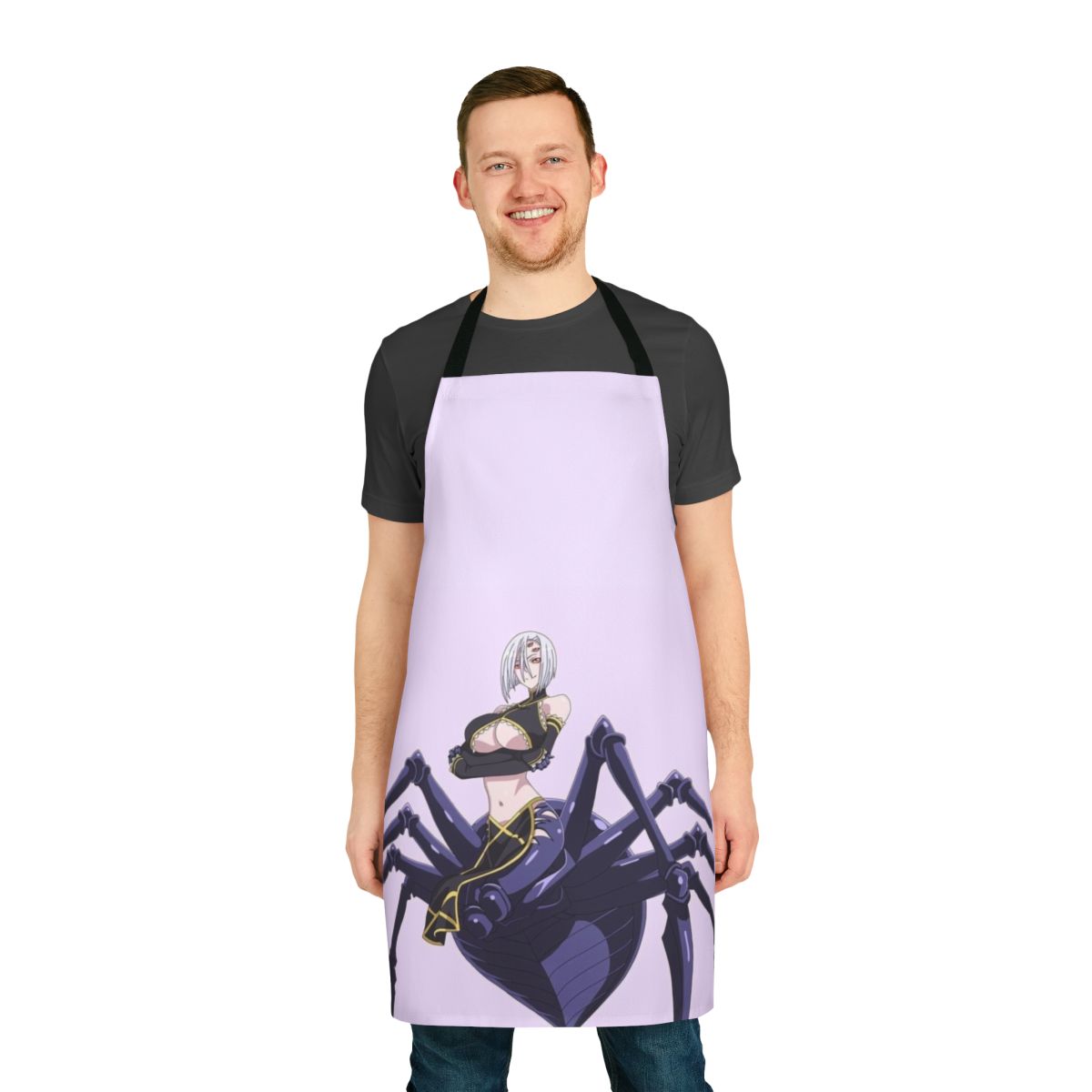 Arachne-inspired apron featuring Rachnera the Arachne from the Monster Musume anime and manga series.