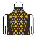 Apron featuring the design and colors of the Catherine of Aragon costume from the musical Six