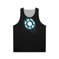 Unisex tank top with arc reactor design