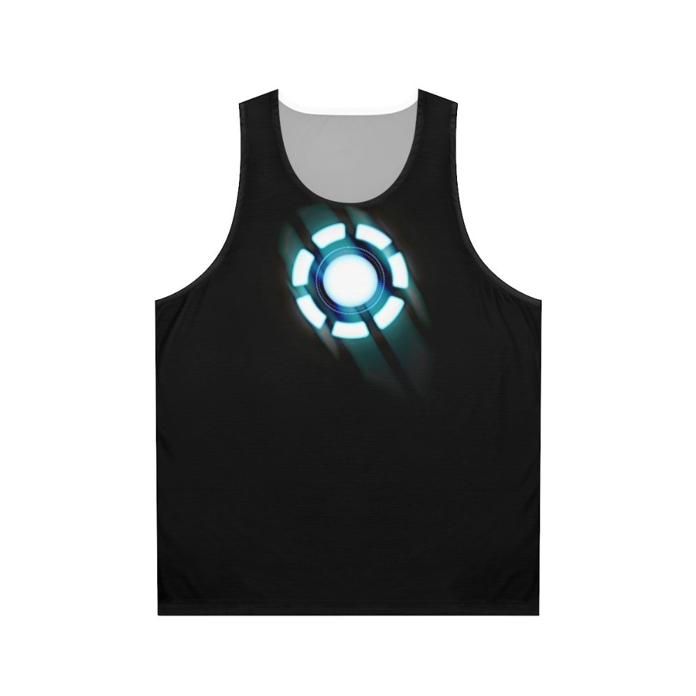 Unisex tank top with arc reactor design