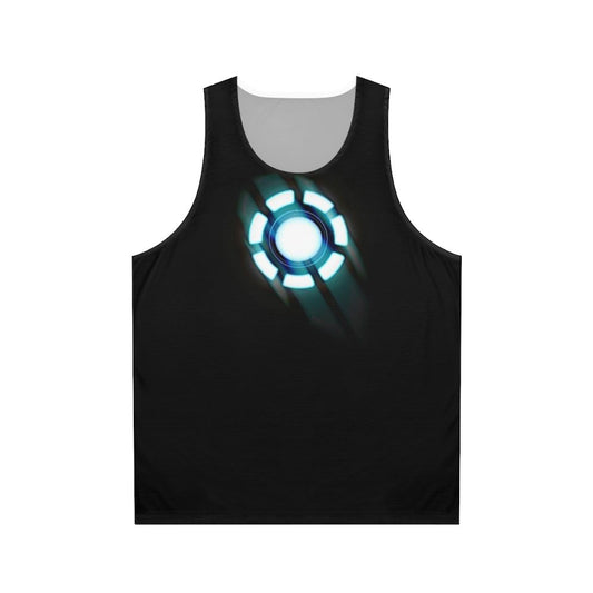 Unisex tank top with arc reactor design