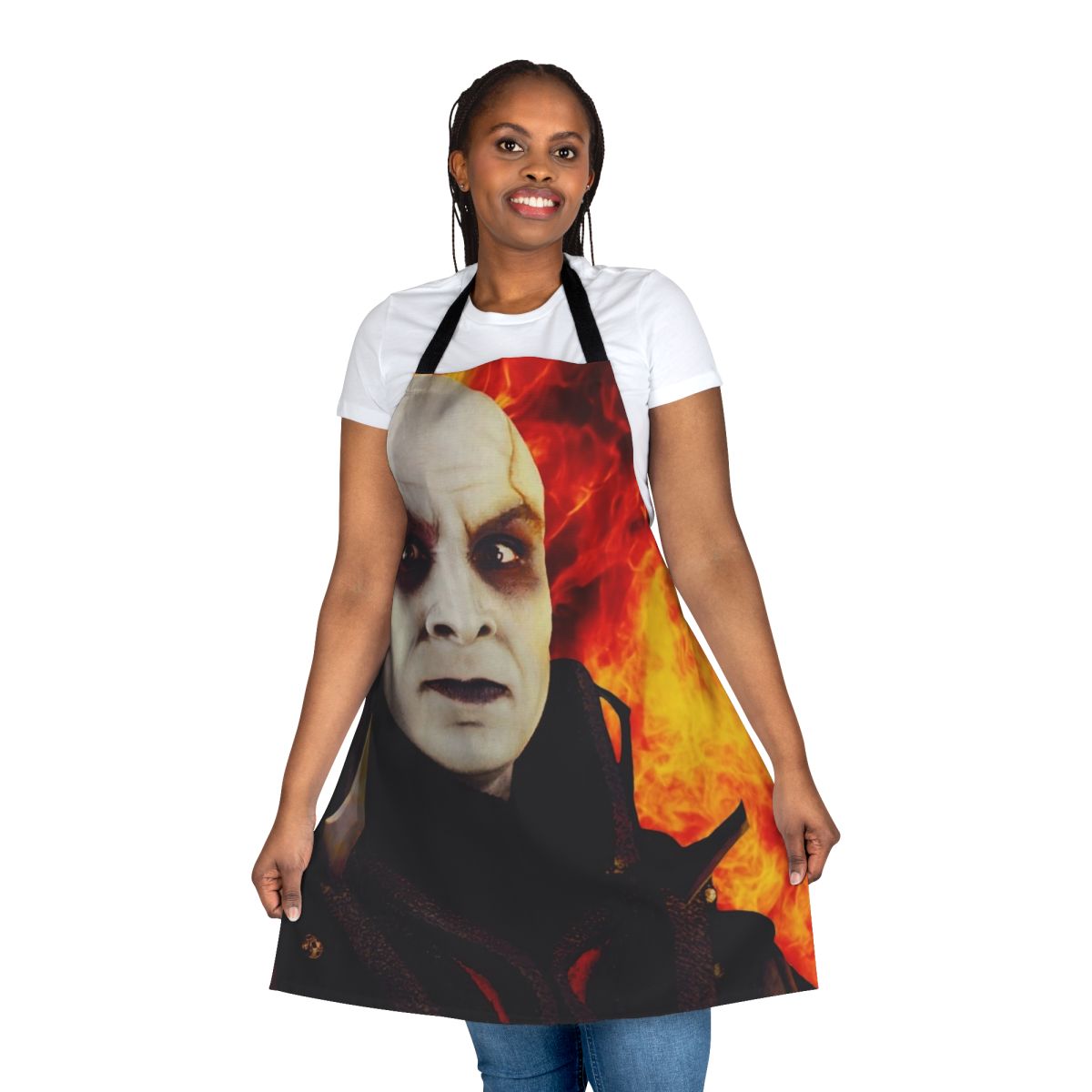Quan Chi-themed arcade cabinet apron for Mortal Kombat enthusiasts