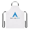 Arch Linux enthusiast apron featuring the "BTW I Use Arch" slogan and Tux the Linux penguin