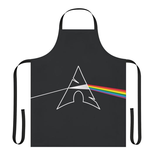 Arch Linux inspired dark side of the moon themed apron