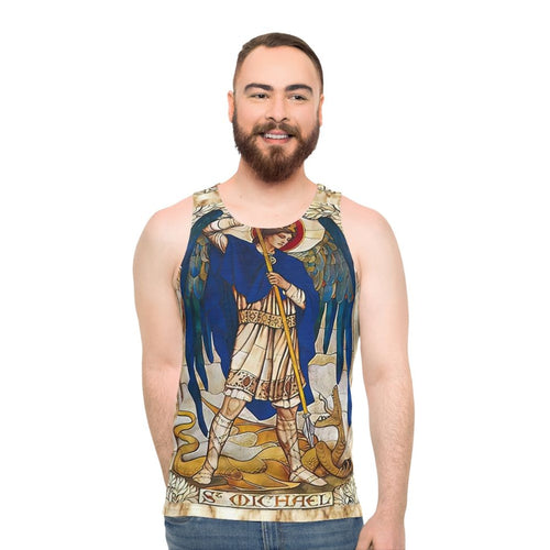 Archangel Michael Catholic Saint Unisex Tank Top