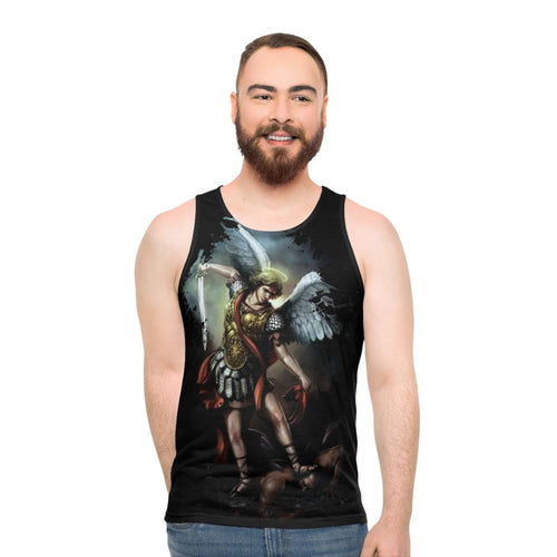 Archangel Michael Unisex Tank Top