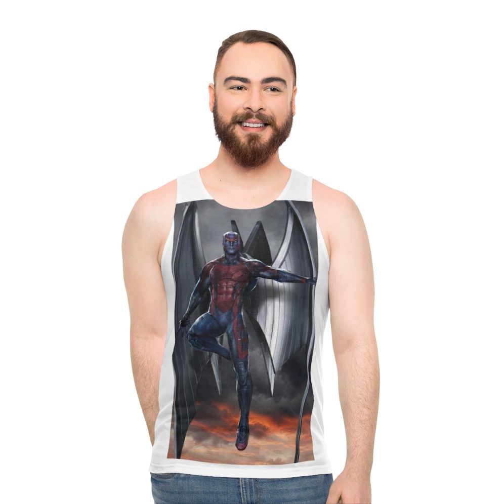 Archangel superhero comic book unisex tank top