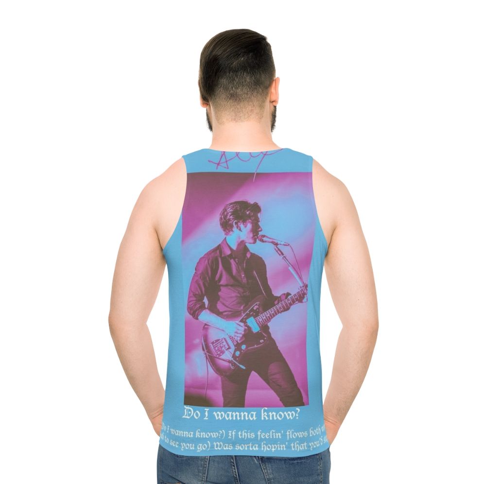 Arctic Monkeys Alex Turner Unisex Blue Tank Top