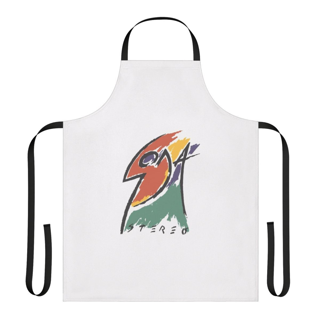 Soda Stereo Inspired Apron with Argentinian 90s Rock Band Graphics