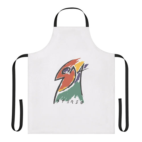 Soda Stereo Inspired Apron with Argentinian 90s Rock Band Graphics