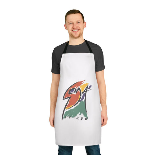 Soda Stereo Inspired Apron with Argentinian 90s Rock Band Graphics